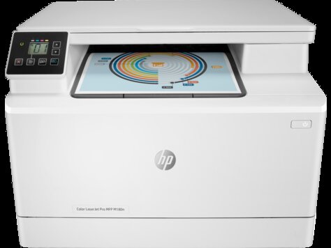 HP Color LaserJet Pro MFP M181fw printer — compatible cartridges available